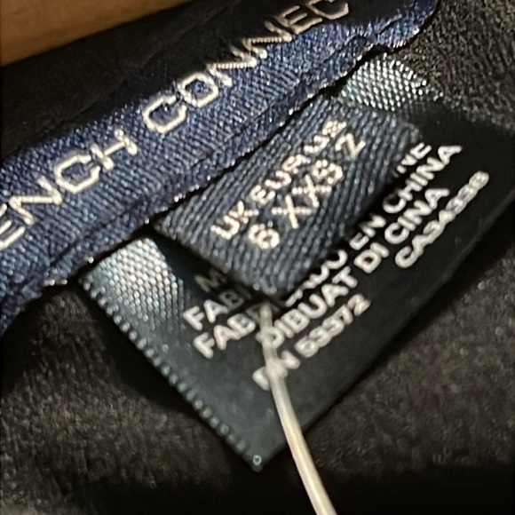 french connection cut out merallic gold moni dress 2 - Picture 9 of 9